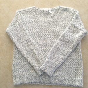 Aeropostale Live Love Dream White Soft Sweater Sise Large